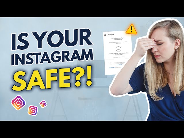 How to keep your Instagram account SAFE | Instagram security tips 2023 - YouTube