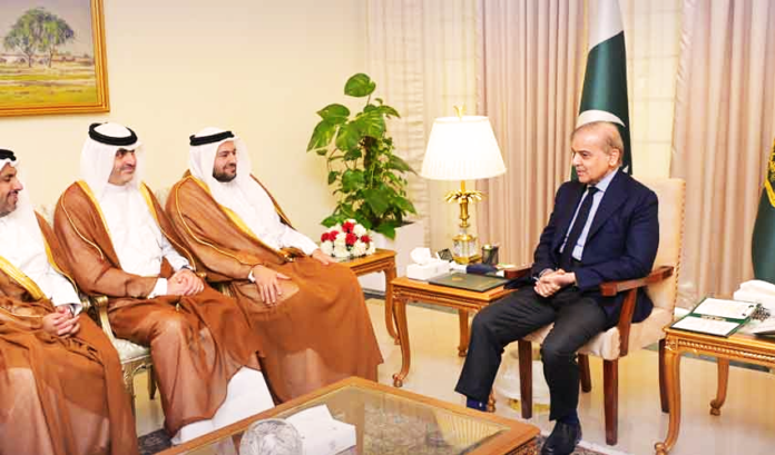 Prime Minister Shehbaz Sharif Welcomes Qatari Delegation