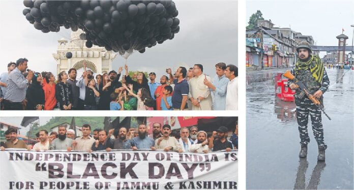 Kashmiris Marked India Independence Day as 'Black Day'