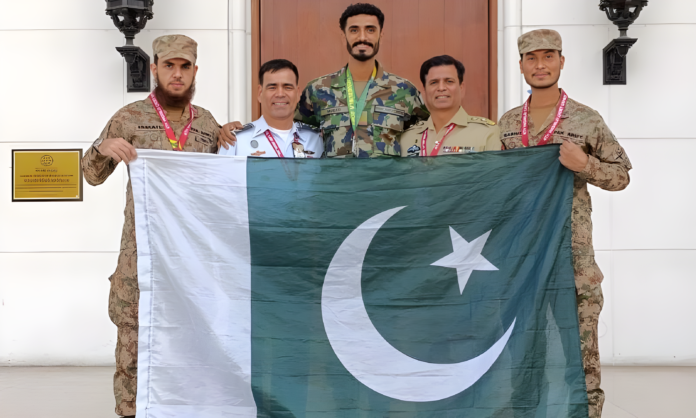 Pakistan Team Shines with 5 Medals at Fourth CISM World Military Cadet Games ISPR