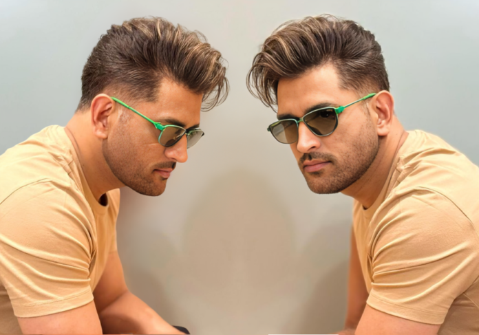 MS Dhoni New Hairstyle Crafted By Aalim Hakim Stylist Mesmerizes Fans