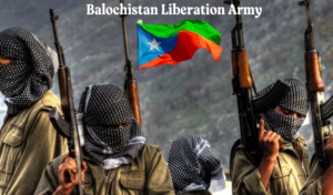 Balochistan Liberation Army with Flag